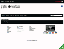 Tablet Screenshot of graphicswearhouse.com